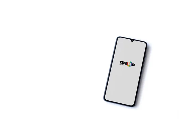 Lod Izrael Lipca 2020 Ekran Startowy Aplikacji Mako Logo Wyświetlaczu — Zdjęcie stockowe
