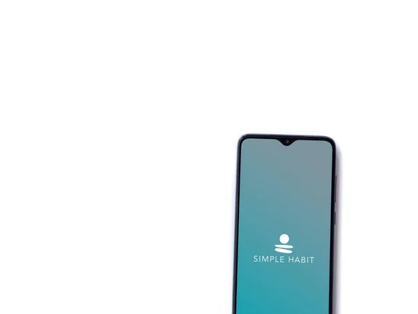 Lod Izrael Lipca 2020 Prosty Ekran Startowy Aplikacji Habit Logo — Zdjęcie stockowe