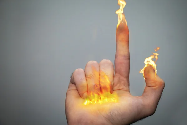 Fingers of candles — Stock Photo, Image