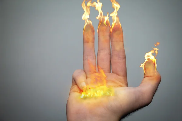 Fingers of candles — Stock Photo, Image