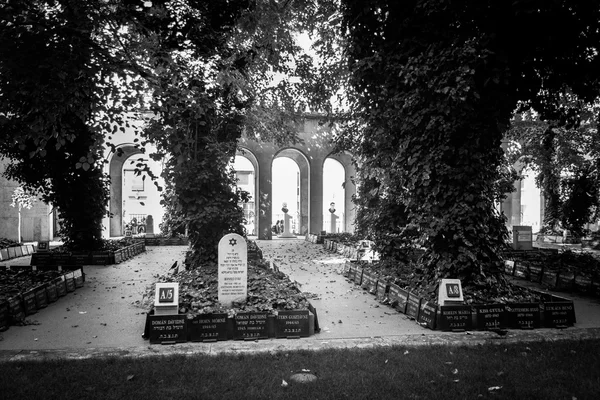 Piedras conmemorativas Cementerio judío — Foto de Stock
