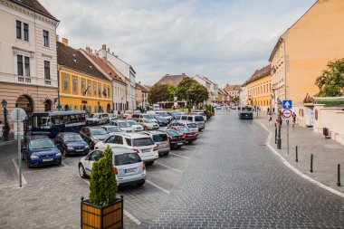 Buda Kalesi'nin yanında buda Hill Sokağı