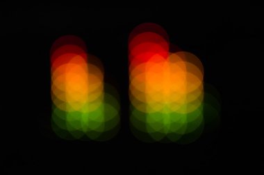 Bulanık ekolayzer barlar - soyut renkli noktalar