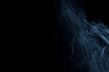 Parlayan soyut eğik ışık mavi ve beyaz çizgiler