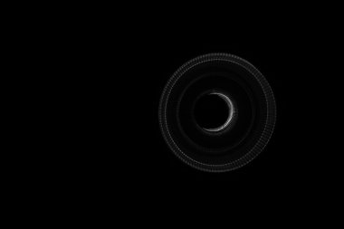 Soyut eğri siyah ve beyaz çizgiler parlayan