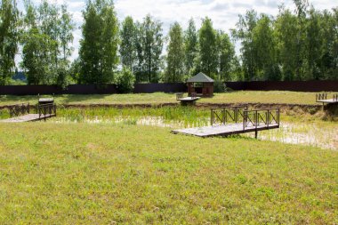 Kuru gölet Park yatak