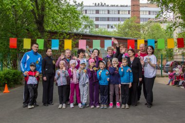 Çocuk anaokulu olay spor