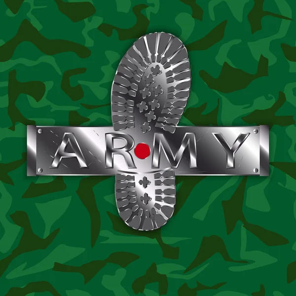 Kamouflage armé — Stock vektor