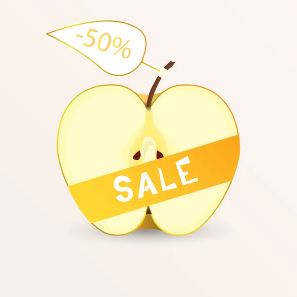 Prodej Apple — Stockový vektor