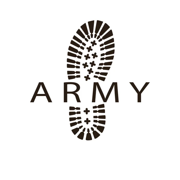 Army boot — Wektor stockowy