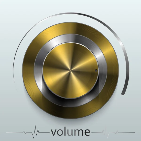 Volume do botão — Vetor de Stock