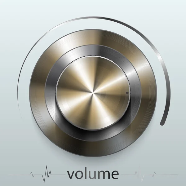 Knop volume — Stockvector