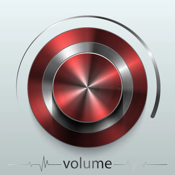 Volume do botão — Vetor de Stock