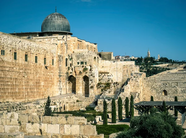 Al Aqsa cami, Mount of Olives, Jerusalem Telifsiz Stok Fotoğraflar