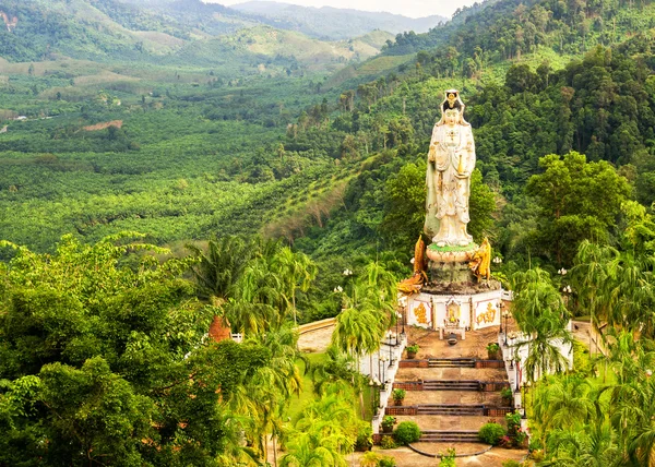 Guanyin heykel Tapınağı Wat Bang Riang, Tayland