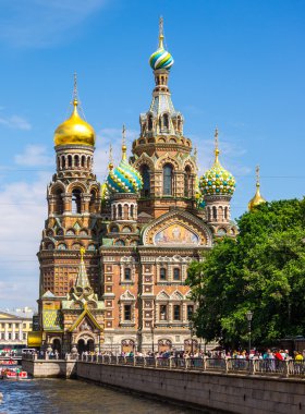 Kilise St Petersburg dökülmüş kan üzerinde Savior