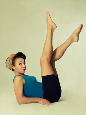 Ünlü retro poz foto