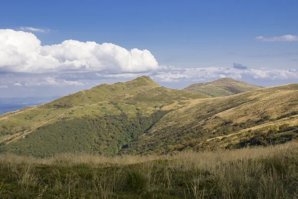 Bieszczady Dağlar tepeler — Stok fotoğraf