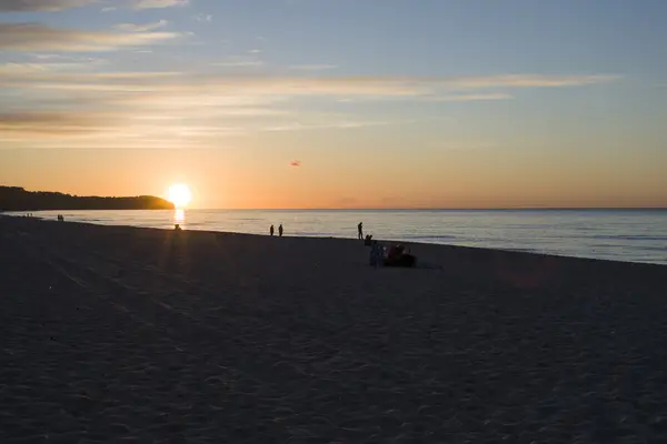 Puesta de sol en el mar — Foto de Stock