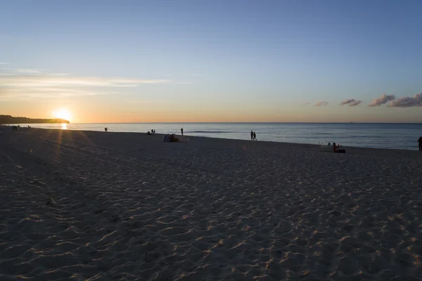 Solnedgång vid havet — Stockfoto