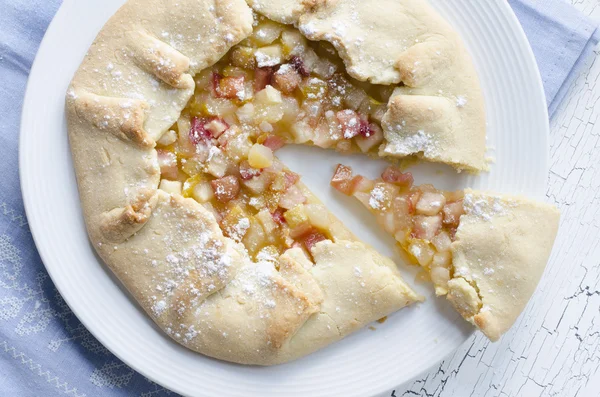 Apple pear galette. — Stock Photo, Image