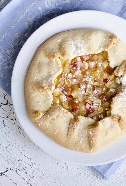 Apple pear galette — Stock Photo, Image