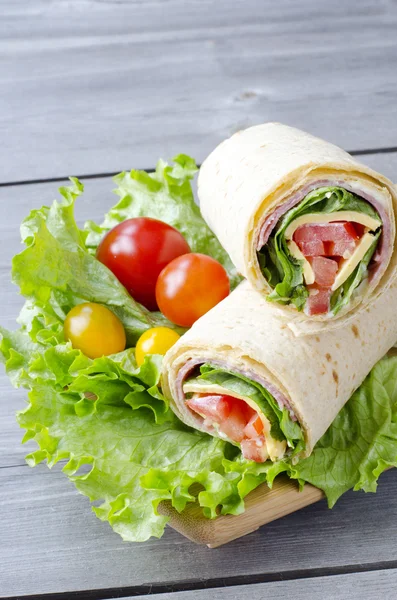 Wrap sandwich — Stock Photo, Image