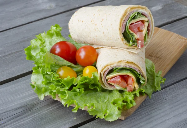 Wrap sandwich — Stock Photo, Image