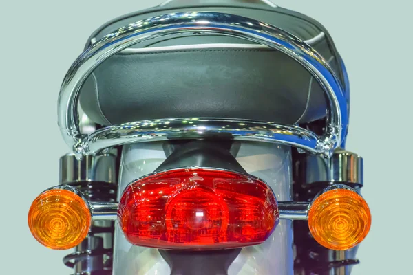 Zadní světla motocyklu — Stock fotografie
