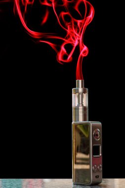 3D elektronik sigara ve duman