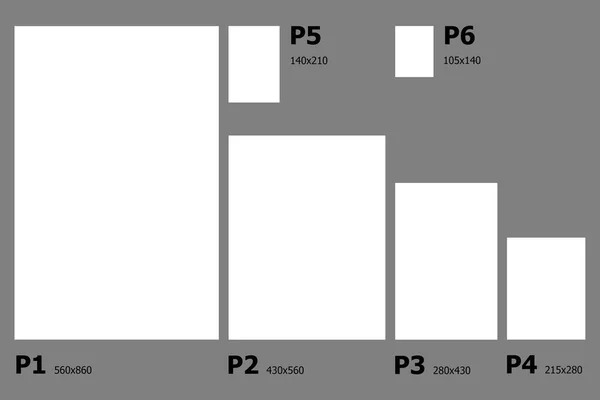 Kanada kağıt boyutları — Stok fotoğraf
