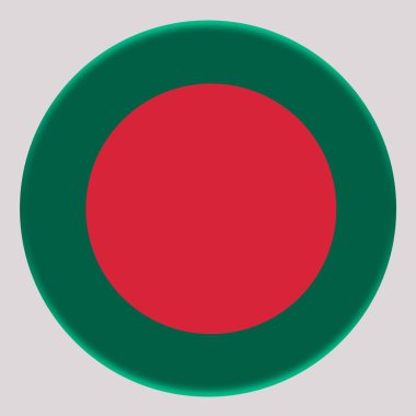 Avatar çemberinde Bangladeş 'in 3D Bayrağı.