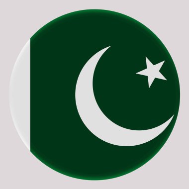 Avatar çemberinde Pakistan 'ın 3D Bayrağı.