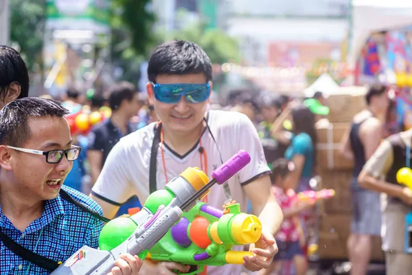 Siam Square Bangkok Thailand Apr 2019 Short Action People Joins — Stock Photo, Image