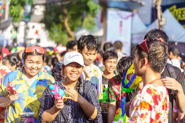 Siam Square Bangkok Thailand Apr 2019 Short Action People Joins — Stock Photo, Image