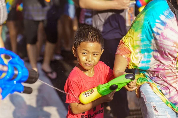 Siam Square Bangkok Thailand Apr 2019 Short Action People Joins — Stock Photo, Image