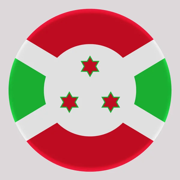 Σημαία Του Μπουρούντι Κύκλο Avatar — Φωτογραφία Αρχείου
