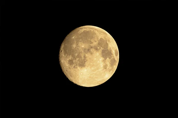 The moon setting in the sky. — Stock Photo, Image