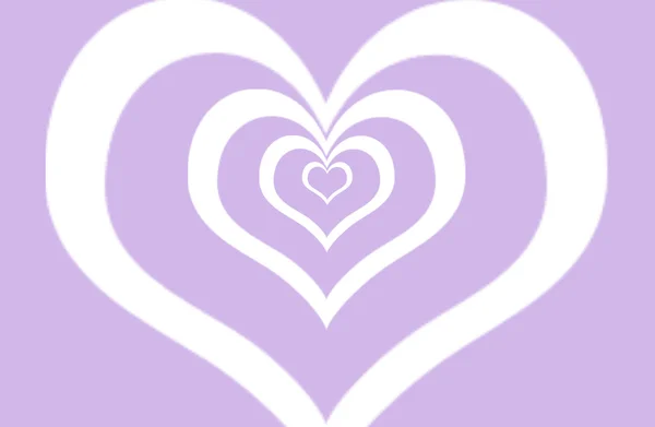 Heart with color pastel background — Stock Photo, Image