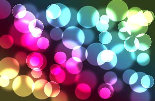 Colorful bokeh lights — Stock Photo, Image