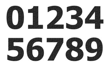 Siyah matris model numarası üzerinde