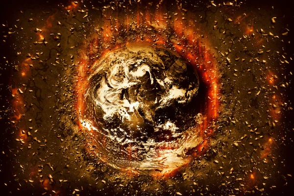 Planet världen bomber — Stockfoto