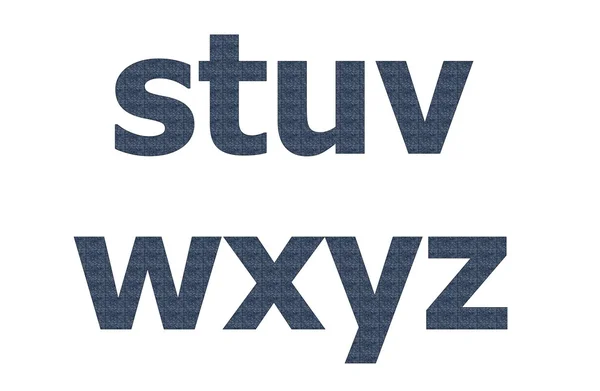 Jean μοτίβο στο αγγλικό χαρακτήρα — Φωτογραφία Αρχείου