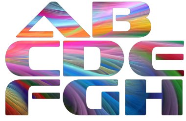 İngiliz doğasına soyut desen