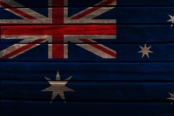 A fa-Ausztrália zászlaja — Stock Fotó