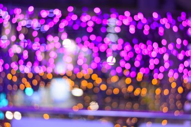 renkli Bokeh ışıkları