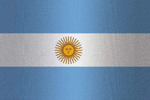 Flagga Argentina på sten — Stockfoto