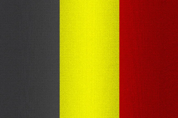 Флаг Бельгии на камне — стоковое фото