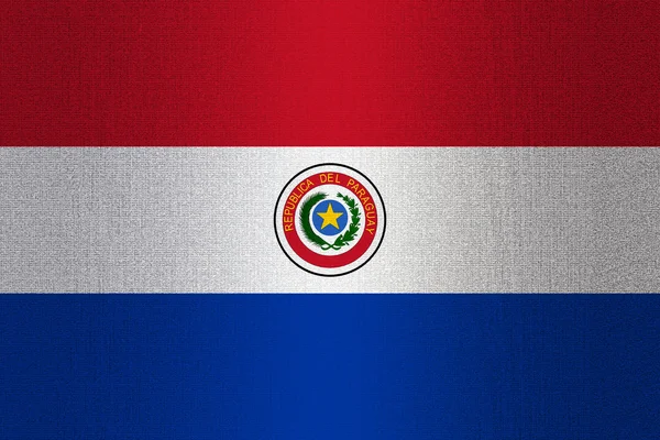 Bandiera del Paraguay su pietra — Foto Stock