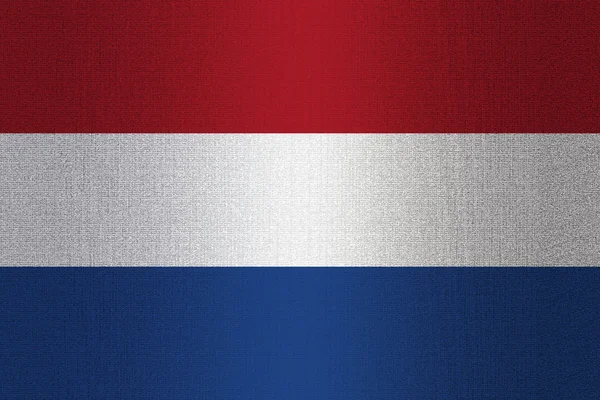 Флаг Нидерландов на камне — стоковое фото